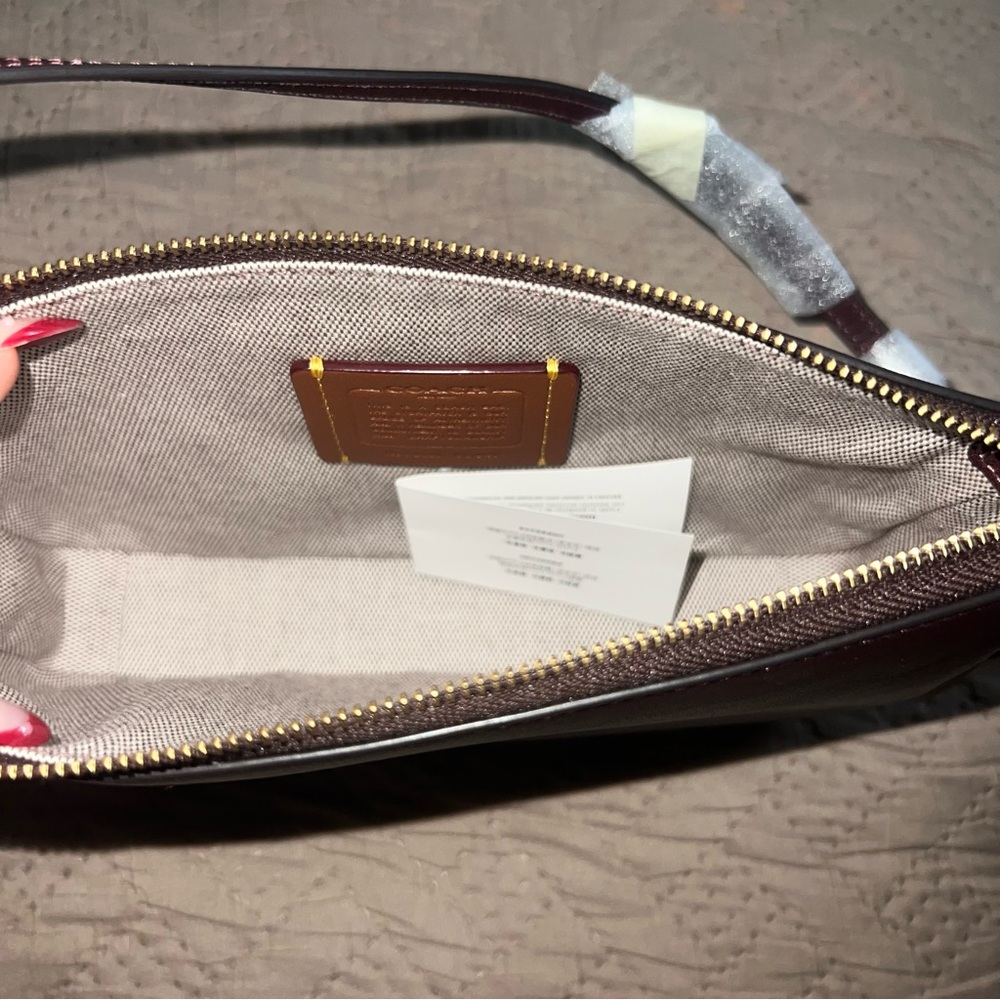 Coach Plaza Leather Bag NEW - Picture 3 of 7